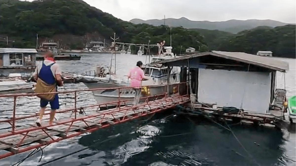 民宿の海上屋台で釣りが楽しめる！ 新上五島町「かずおばんの家」