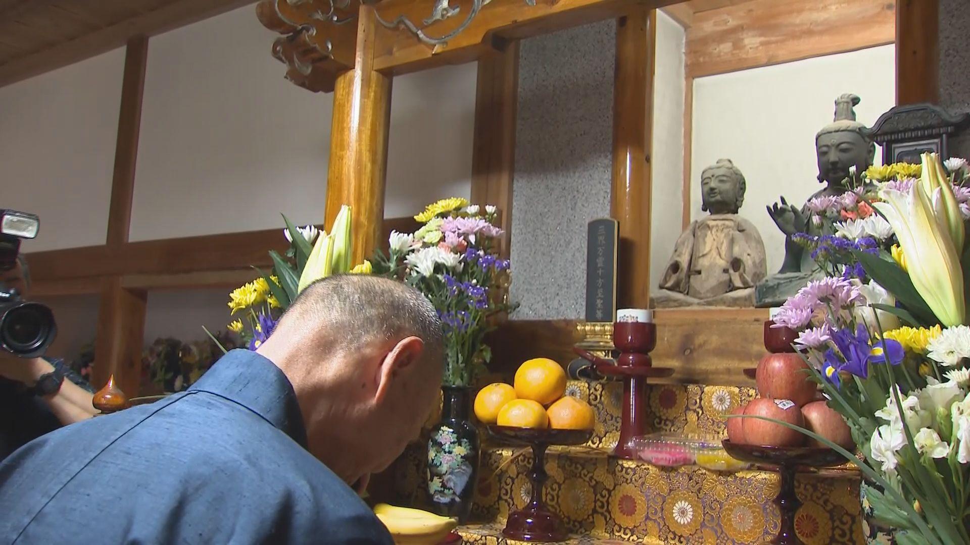 対馬の盗難仏像１３年ぶりに帰国 観音寺で法要