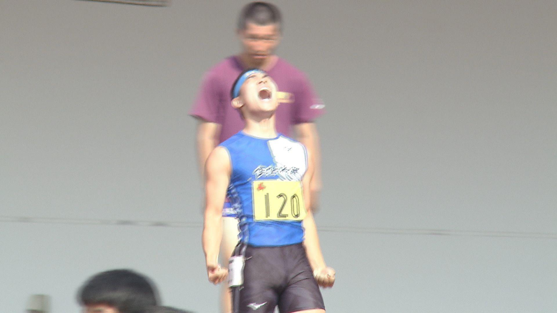 【県高総体】陸上・男子100ｍは佐世保西3年の井手秀悟選手が2連覇達成　記録は10秒59