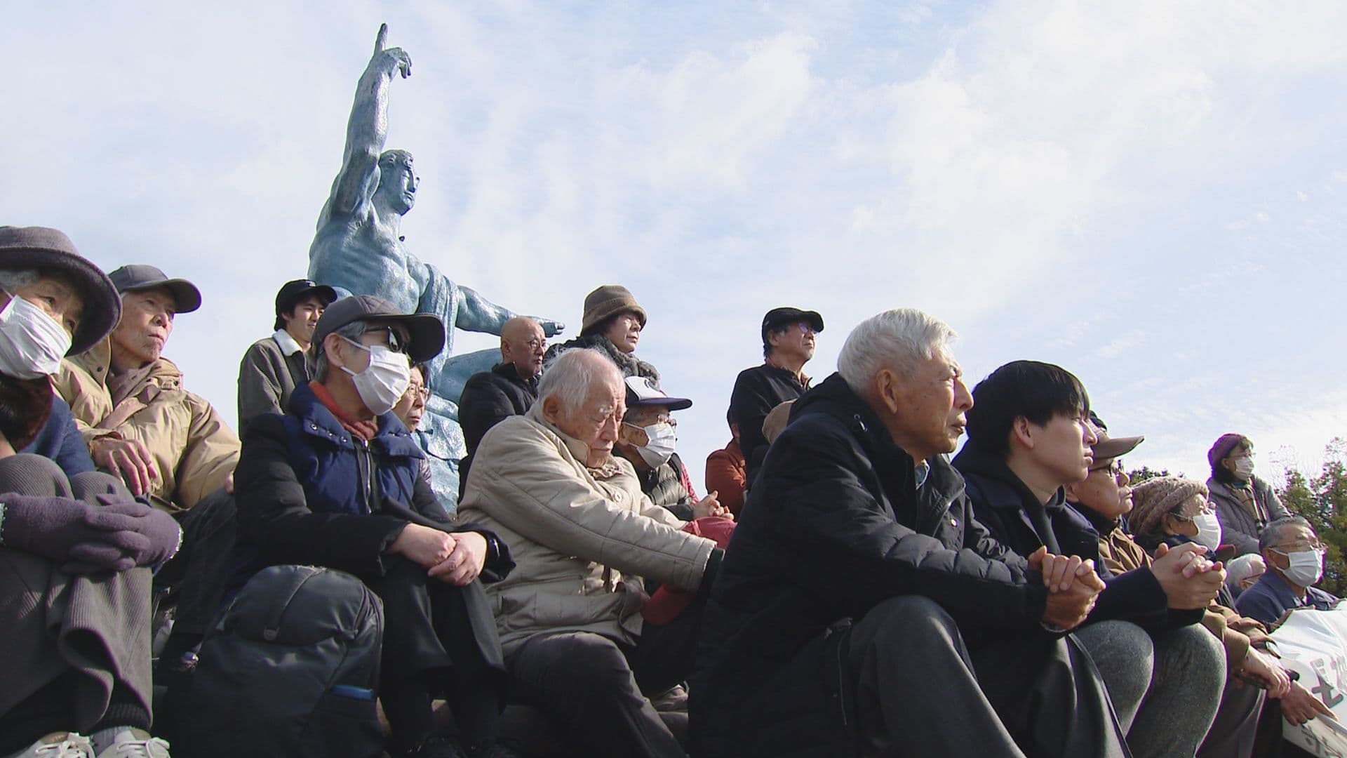 被爆から８１年を迎える今年も　被爆者らが「正月座り込み」