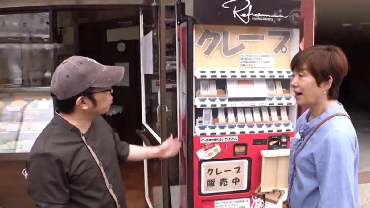 自動販売機で手作りクレープが買える！長崎市「ルフラン」