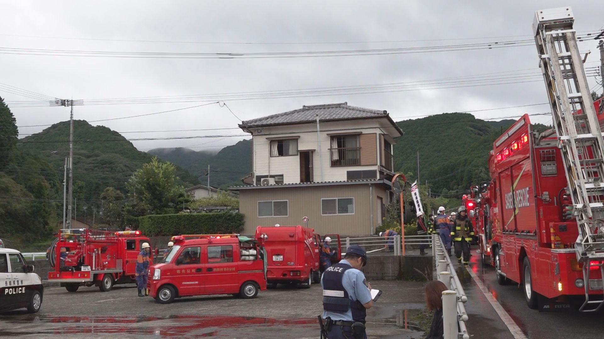 東彼・波佐見町で住宅火災「煙が充満して廊下が赤く…」高齢男性１人が救急搬送
