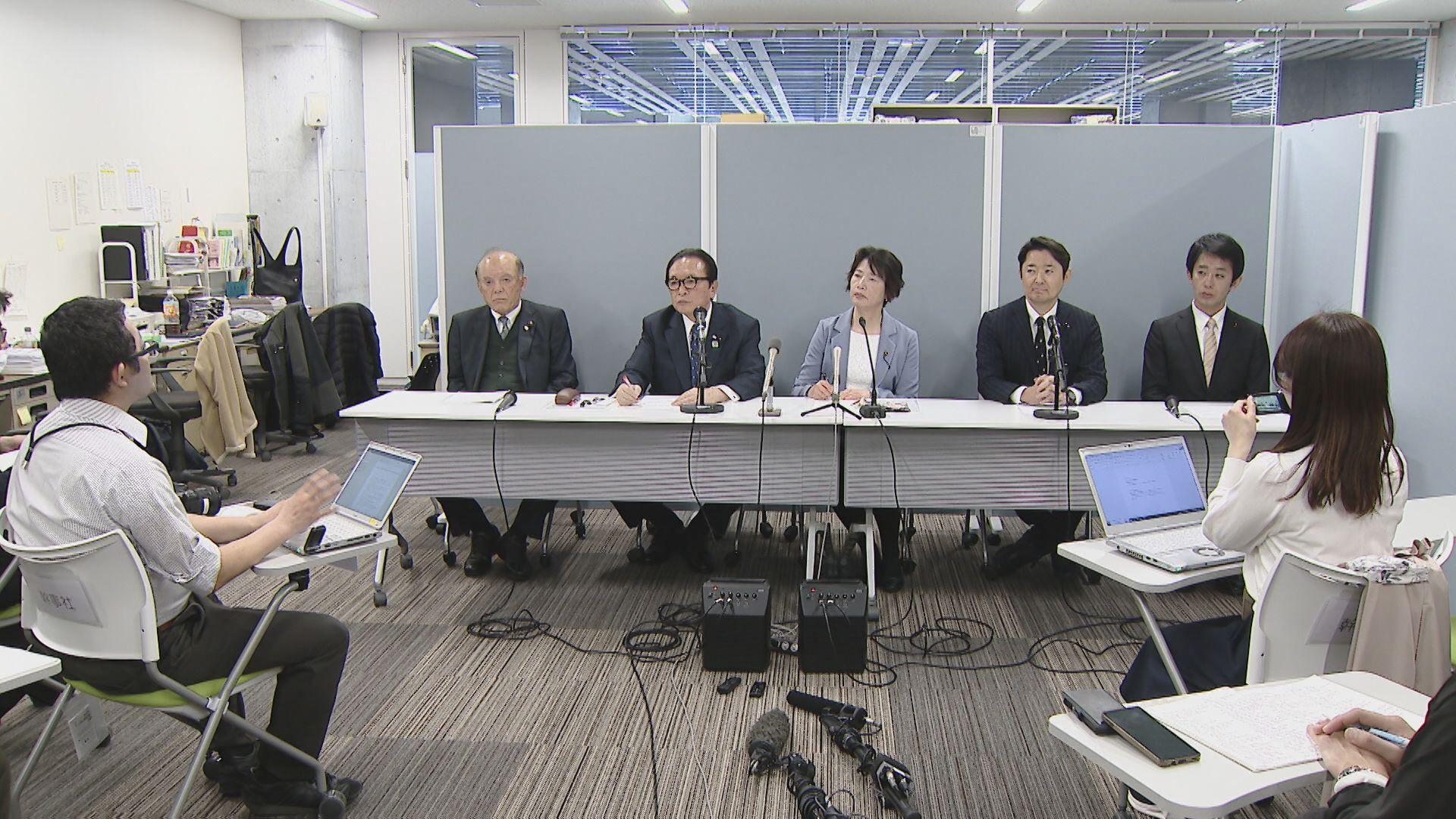 百条委員会の設置めぐり「県議会への不当な介入」「被爆８０年の政治利用」 県議会４会派が医療・建設５団体を批判　