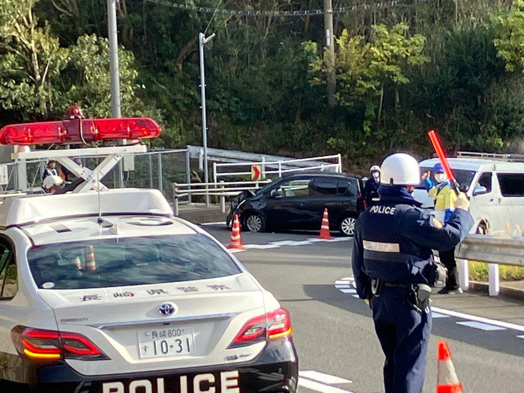 【長崎】長与町で重体事故