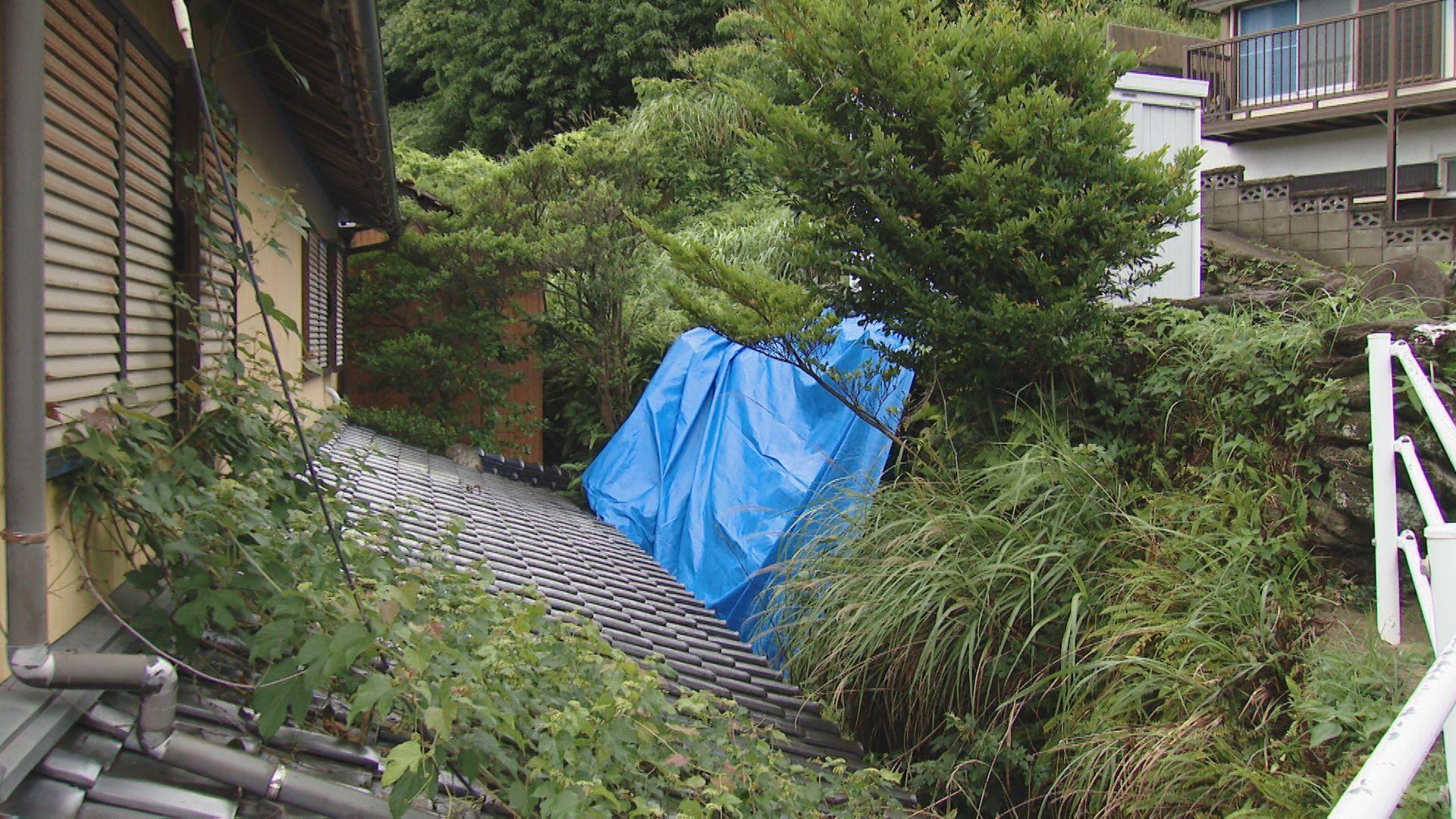 0624県内で強い雨　長崎市相川町でがけ崩れ2