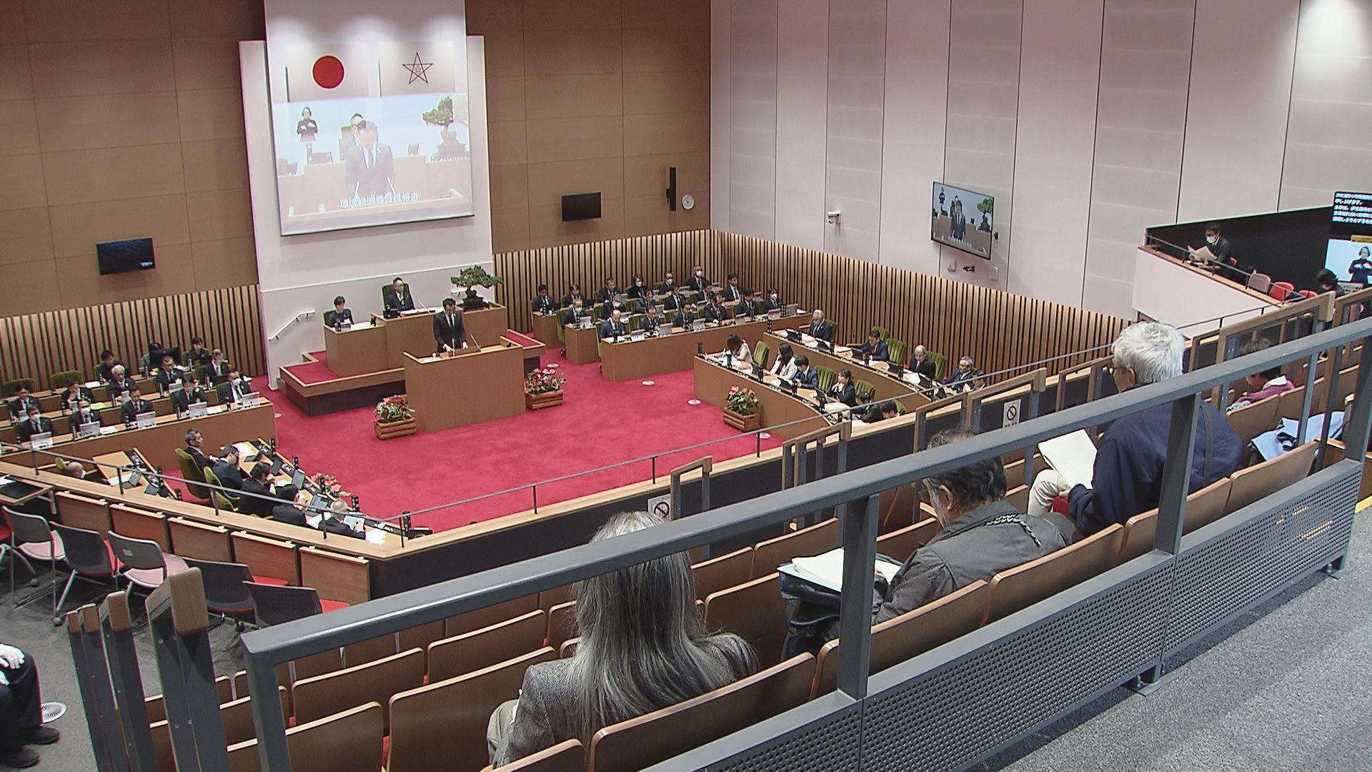 長崎市議会で新年度当初予算案が可決 松山陸上競技場での発掘調査を求める請願は不採択