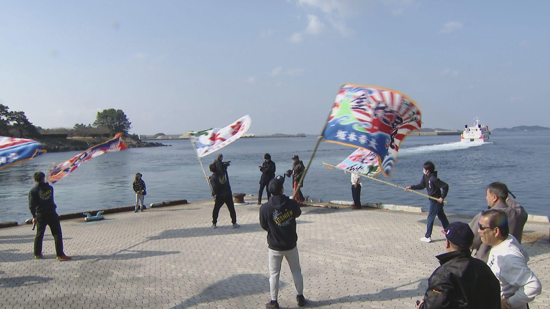『いざ出陣！』センバツ甲子園21世紀枠・壱岐高校が島民への感謝を胸に出発　　