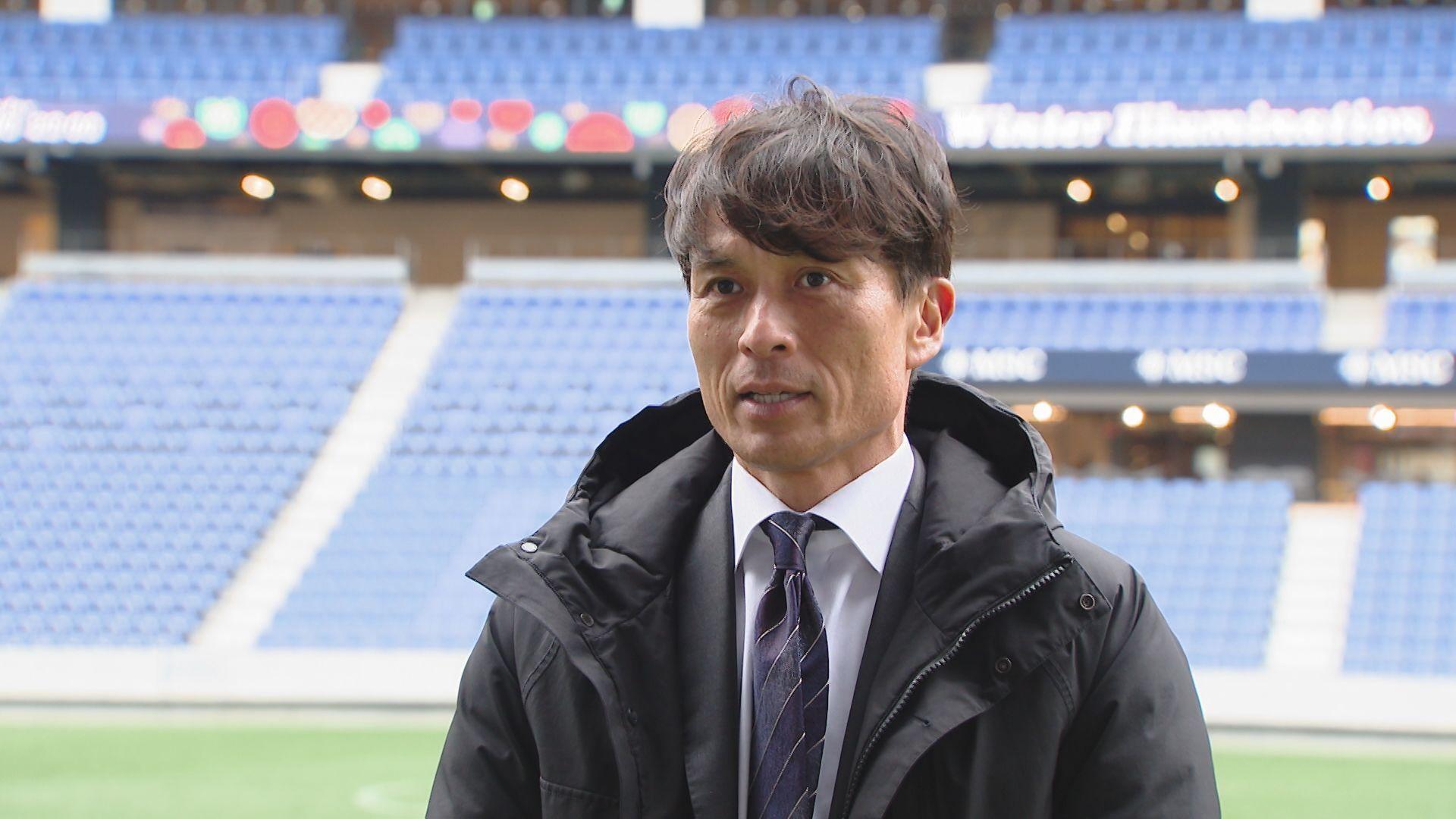 日本サッカー協会・宮本恒靖会長が長崎スタジアムシティを視察