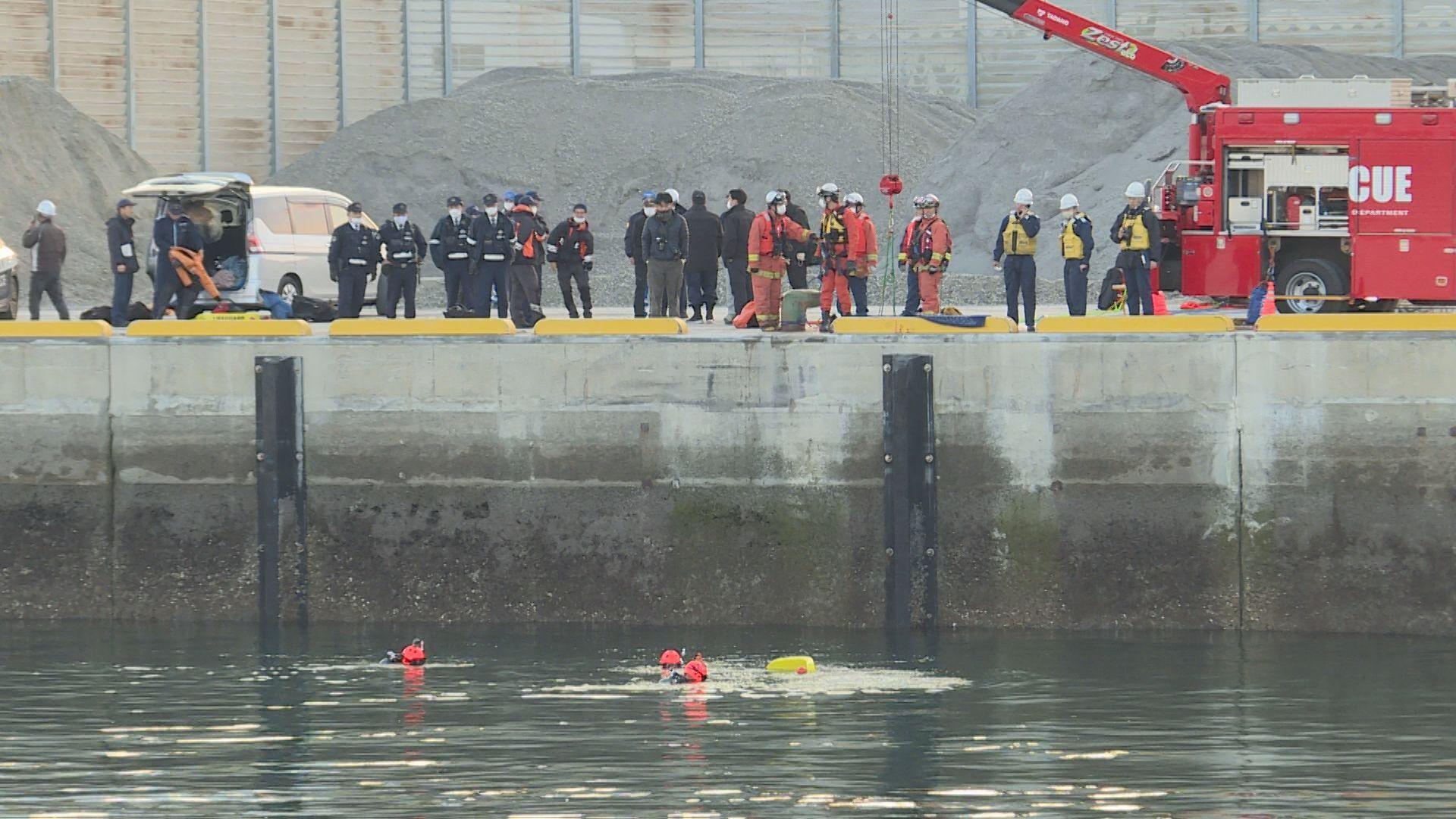 島原新港で軽乗用車が海中転落…島原市の男性（７０）が死亡