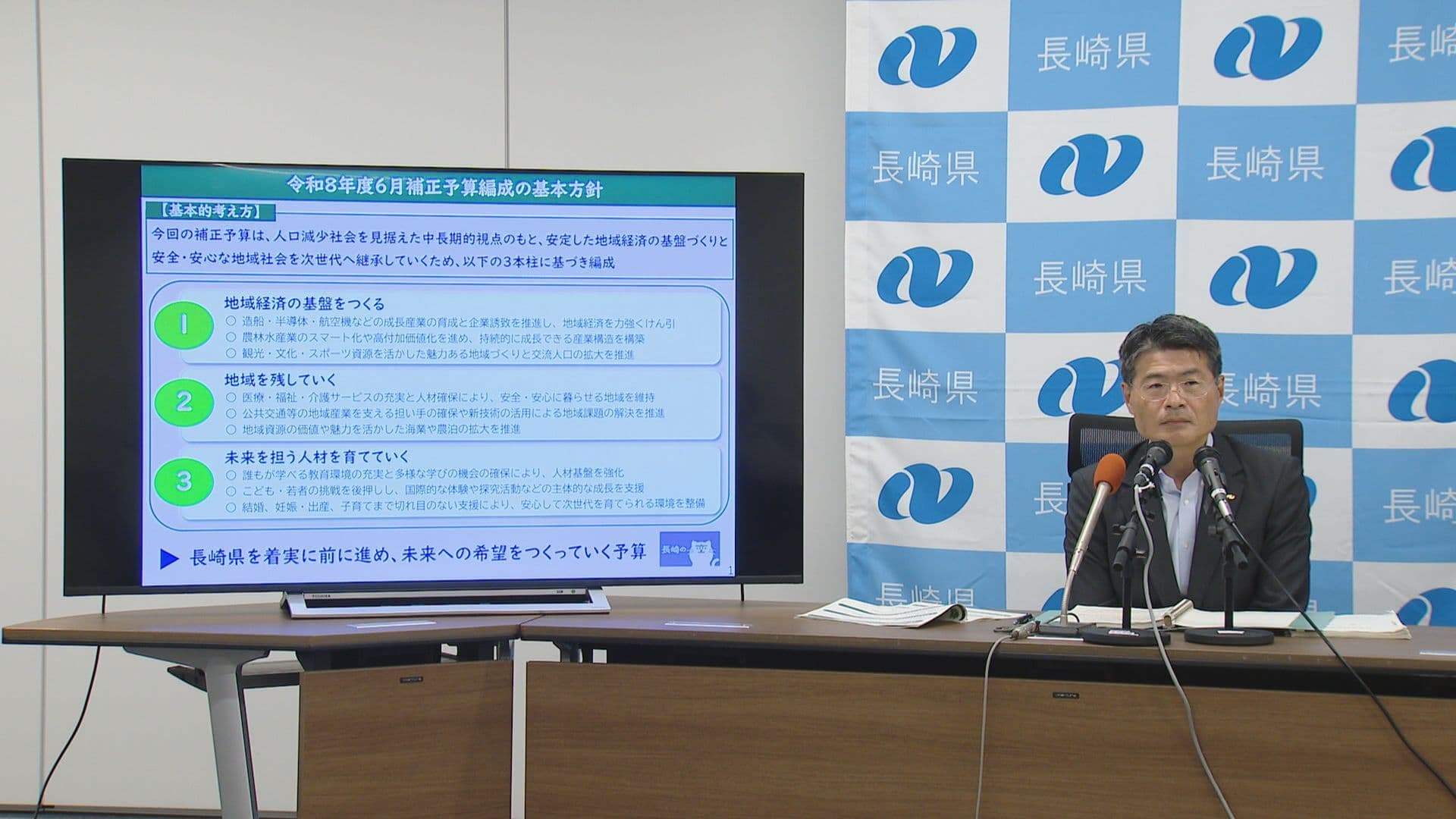 知事選で掲げた7つの重点政策を実現へ 平田知事が就任後初の一般会計補正予算