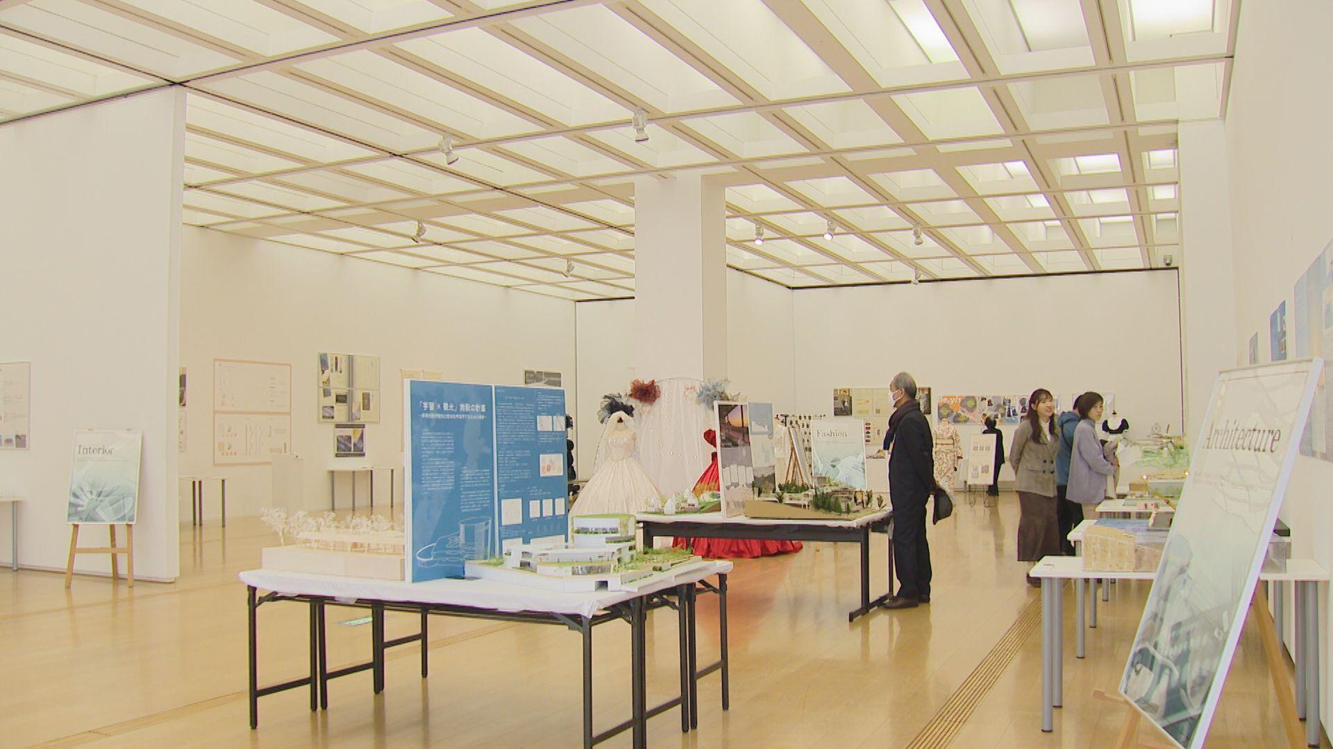 活水女子大学生活デザイン学科が個性と長崎らしさ光るデザイン作品展