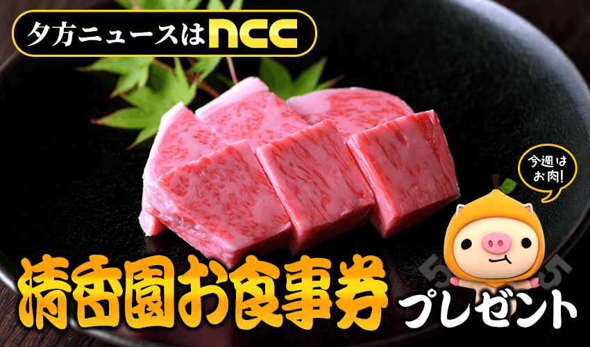 【お食事券プレゼント！】ＮＣＣ夏のプレゼントキャンペーン