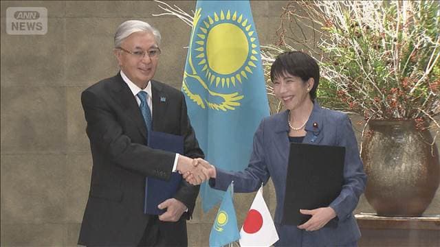 高市総理 カザフスタン大統領と会談 貿易協力など推進を確認