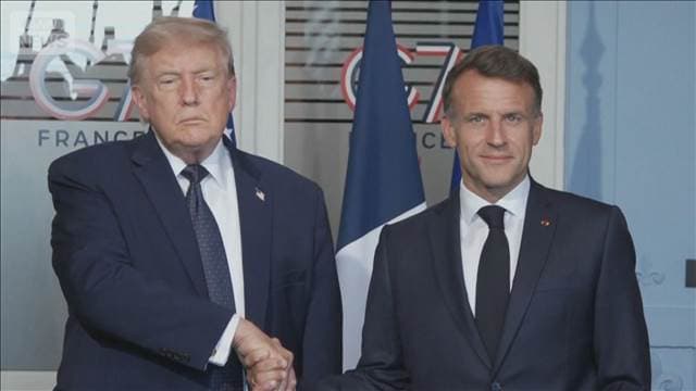 G7首脳会議開幕 仏大統領がホルムズ海峡に空母派遣意向