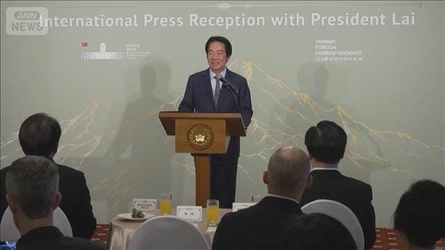 台湾総統 中国に武力攻撃の放棄求める 「交流と協力の用意ある」
