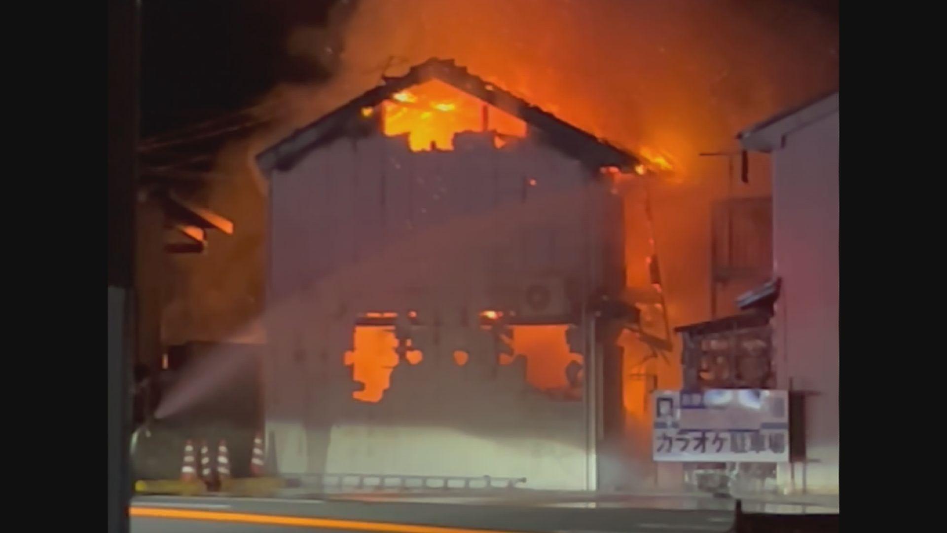 現場から油性反応を検出 新上五島町住宅2棟火災 警察は放火事件とみて捜査