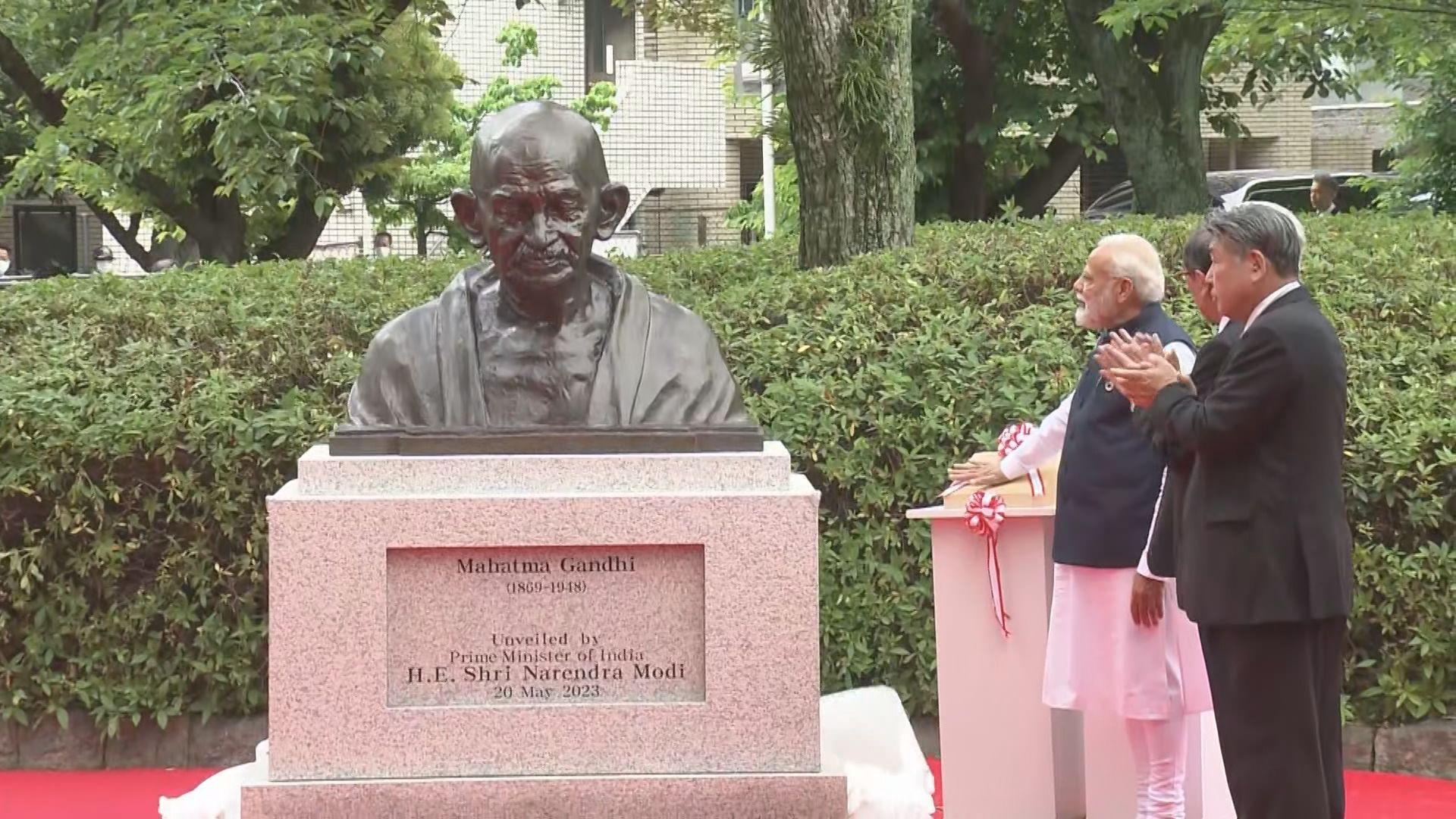 インド寄贈の”ガンジー像”設置先送り「市民に説明が不十分」中島川沿いから見直し　長崎市